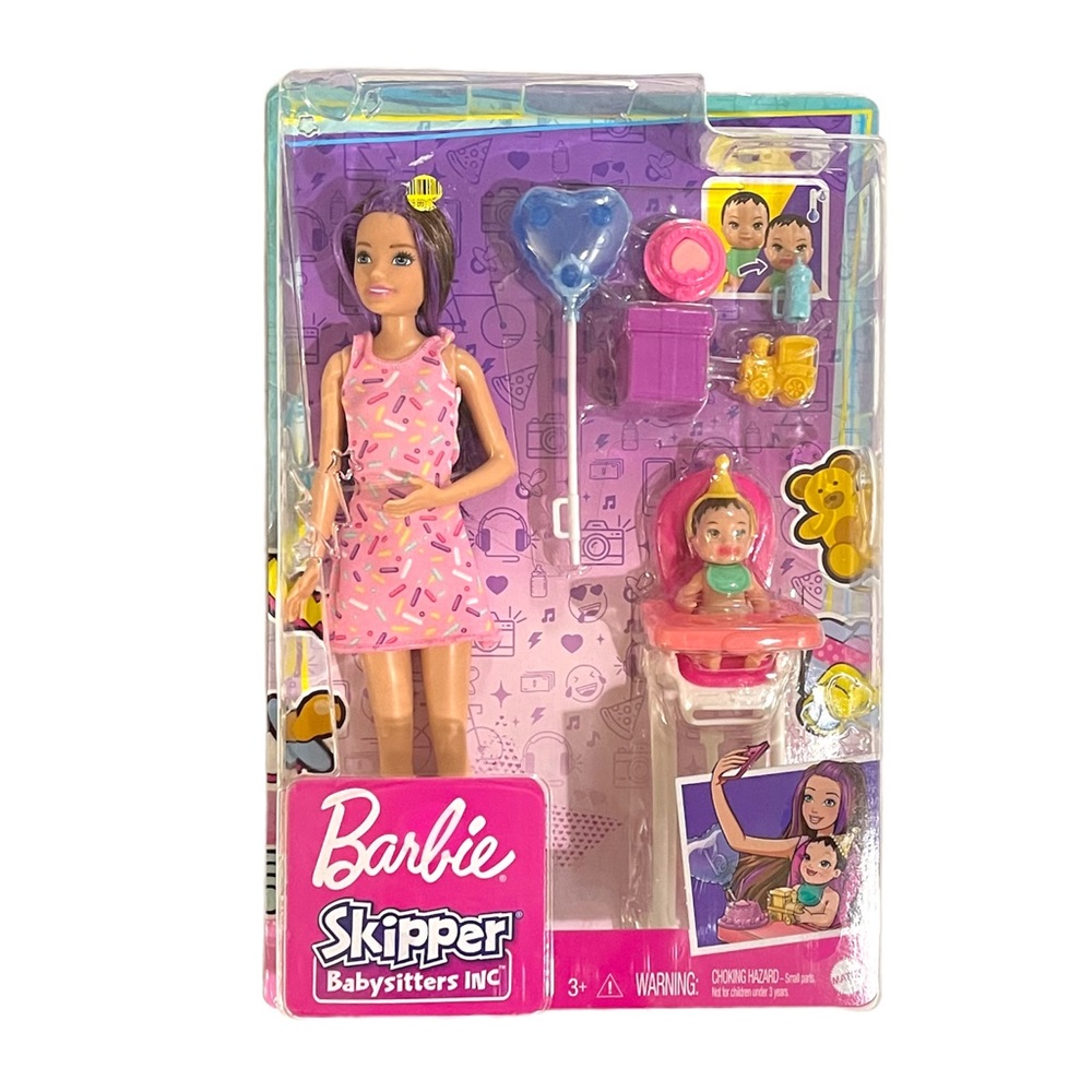 Barbie Skipper Babysitter Inc doll set